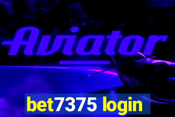 bet7375 login